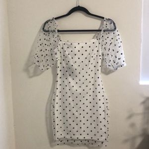 Parisian Polka Dot Dress